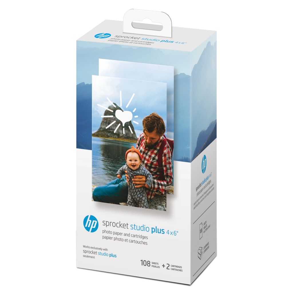 HP 4x6 paper 108 pack