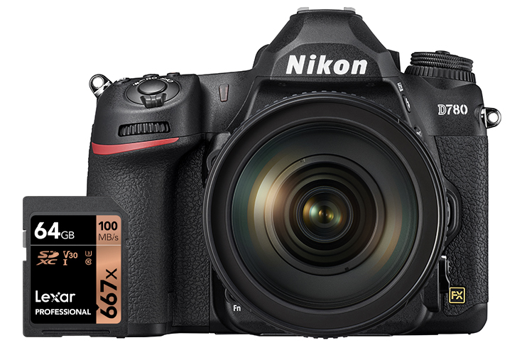Nikon D780 + AF-S NIKKOR 24-120 VR + SD 64GB Lexar Pro