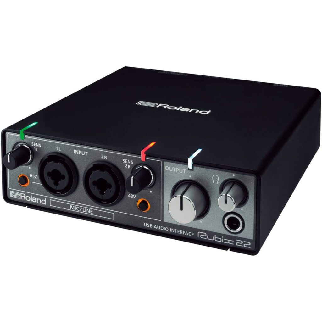 Roland RUBIX22 Interfaccia ad Alta-Risoluzione 2-In/2-Out per Mac, PC e iPad