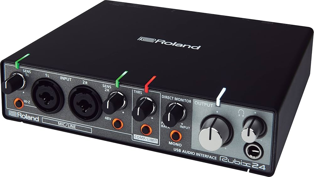 Roland RUBIX24 Interfaccia ad Alta-Risoluzione 2-In/4-Out per Mac, PC e iPad