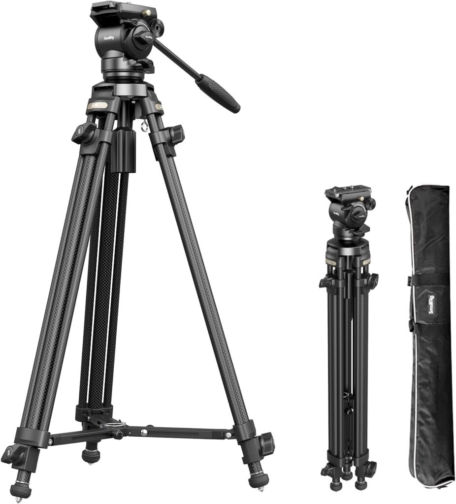 SmallRig Lightweight Video Carbon Fiber Tripod Kit AD-50 4685