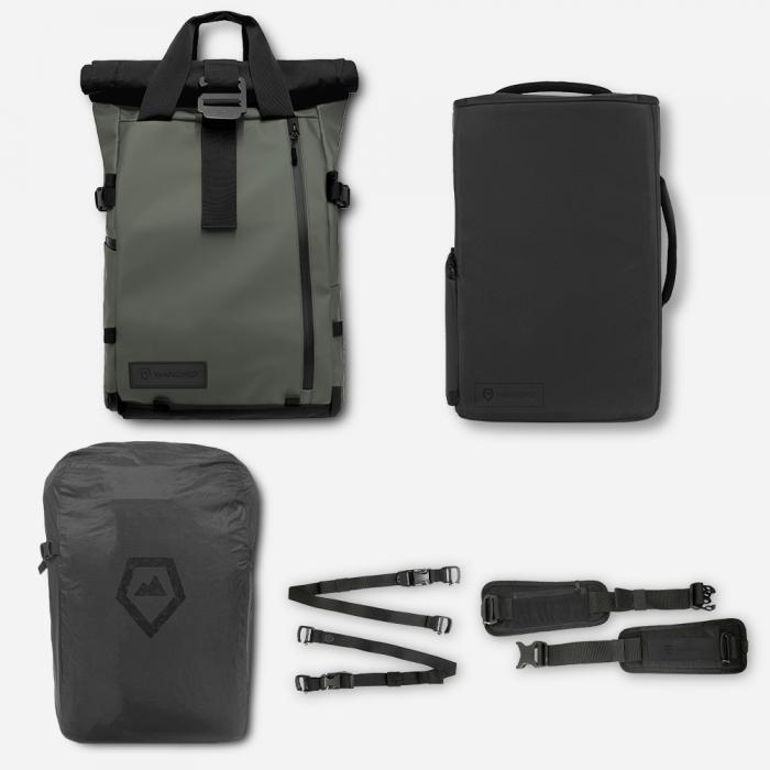 WANDRD THE PRVKE 31 Liter green Pro Photography Bundle V3