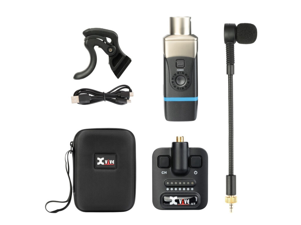 XVIVE U7 - Sistema Microfonico Wireless Digitale Per Strumenti A Fiato (ottoni)