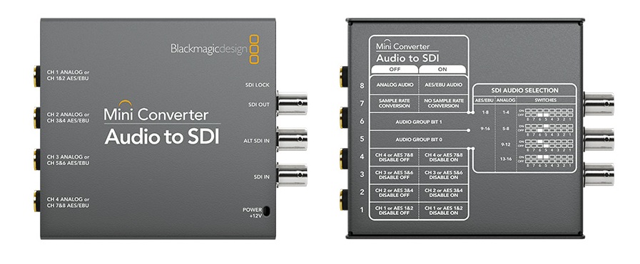 Blackmagic Design Mini Converter - Audio to SDI 2