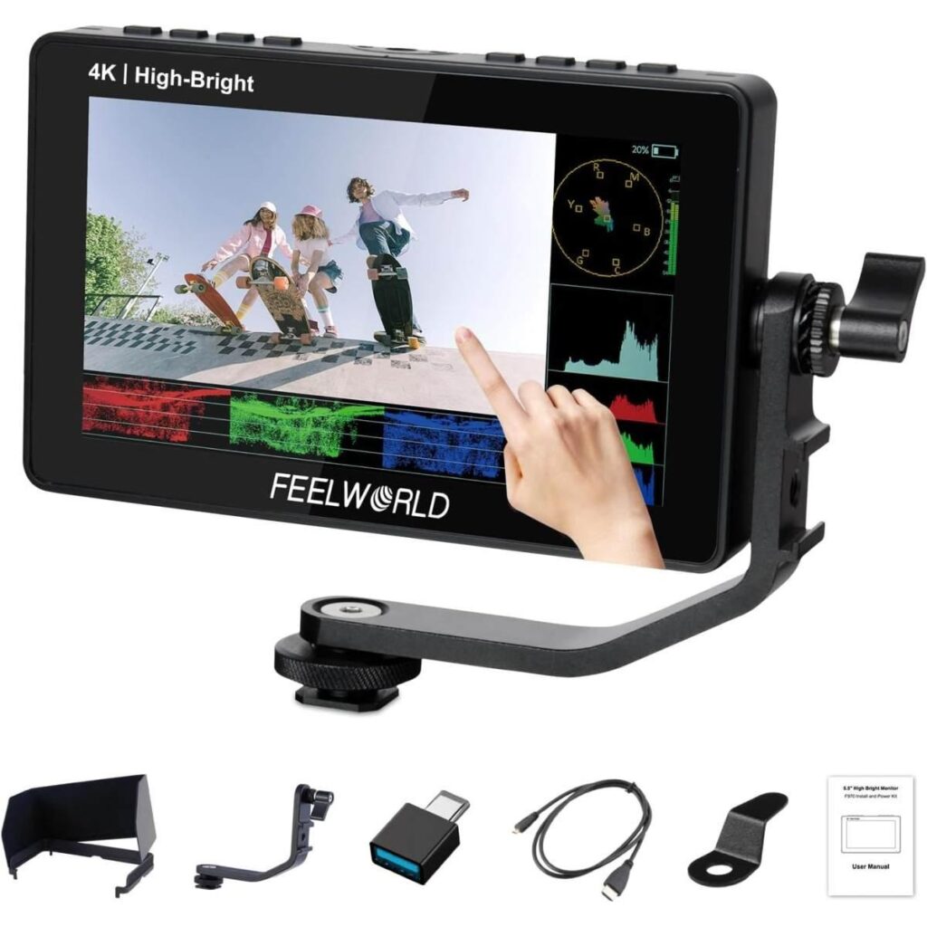 FEELWORLD MONITOR CONS F5PROX + BATTERIA F550