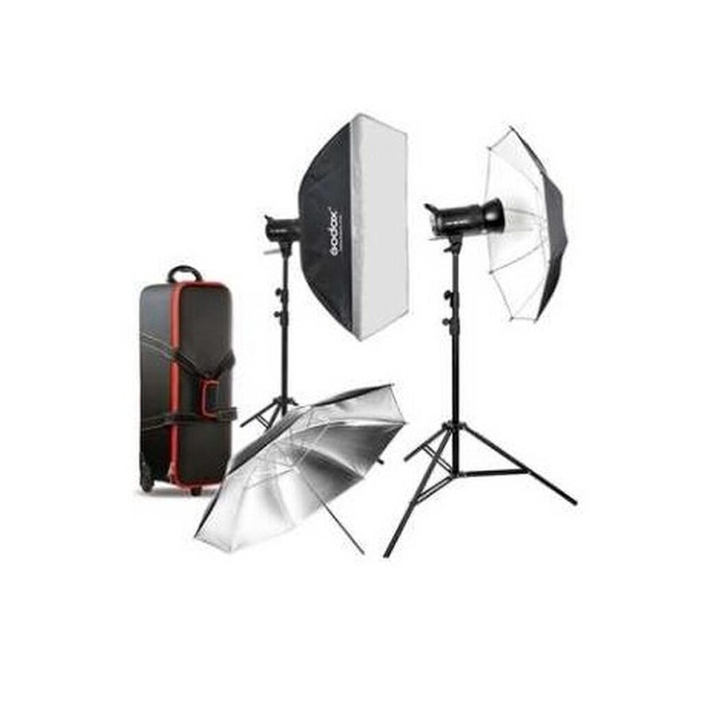 GODOX KIT FLASH MONOTORCIA SK-400E-II 400 W/SEC - NG 65 CON LAMPADA PILOTA A LED