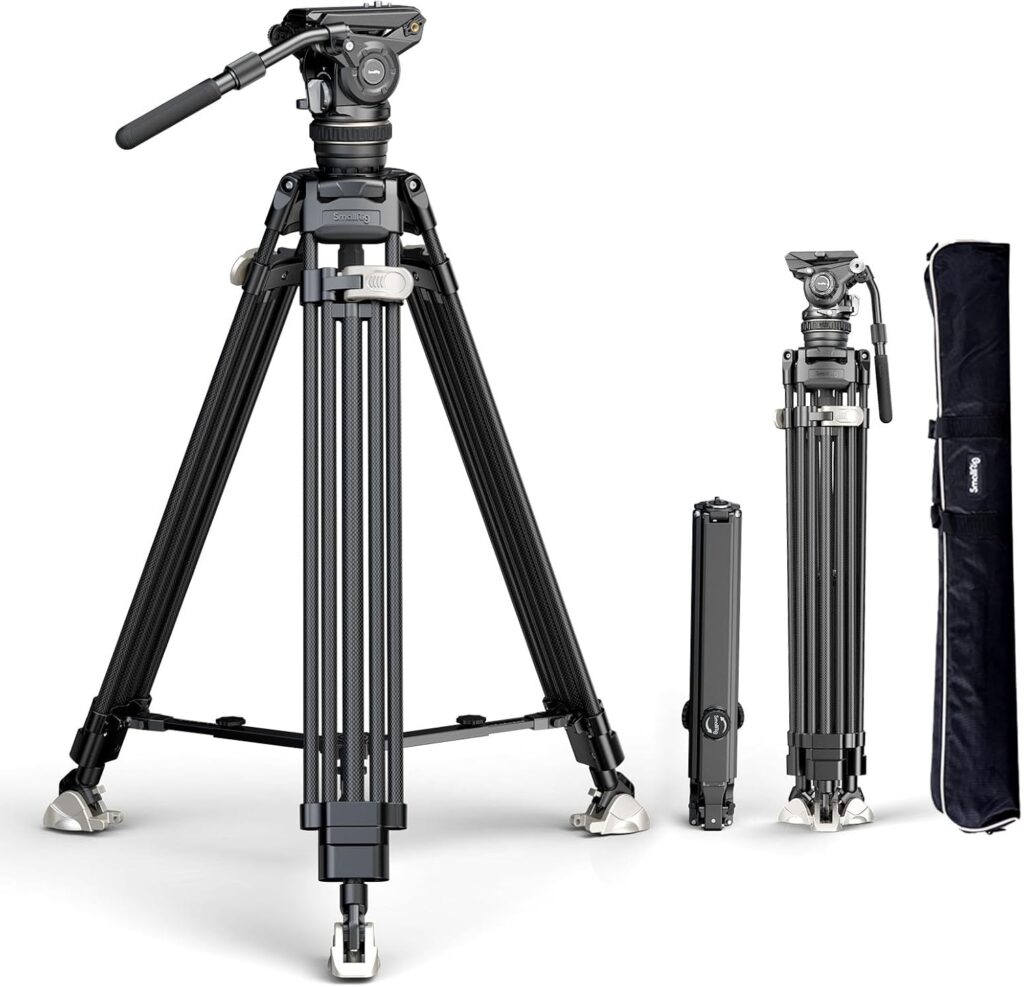 Smallrig Kit treppiede video SmallRig AD-120 FreeBlazer in fibra di carbonio con contrappeso 4463