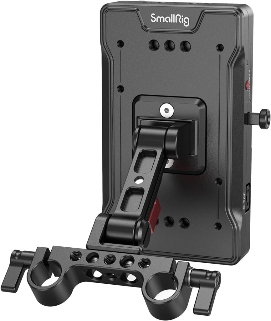 SMALLRIG Piastra Adattatore Batteria con Attacco a V con Braccio Regolabile 3204B