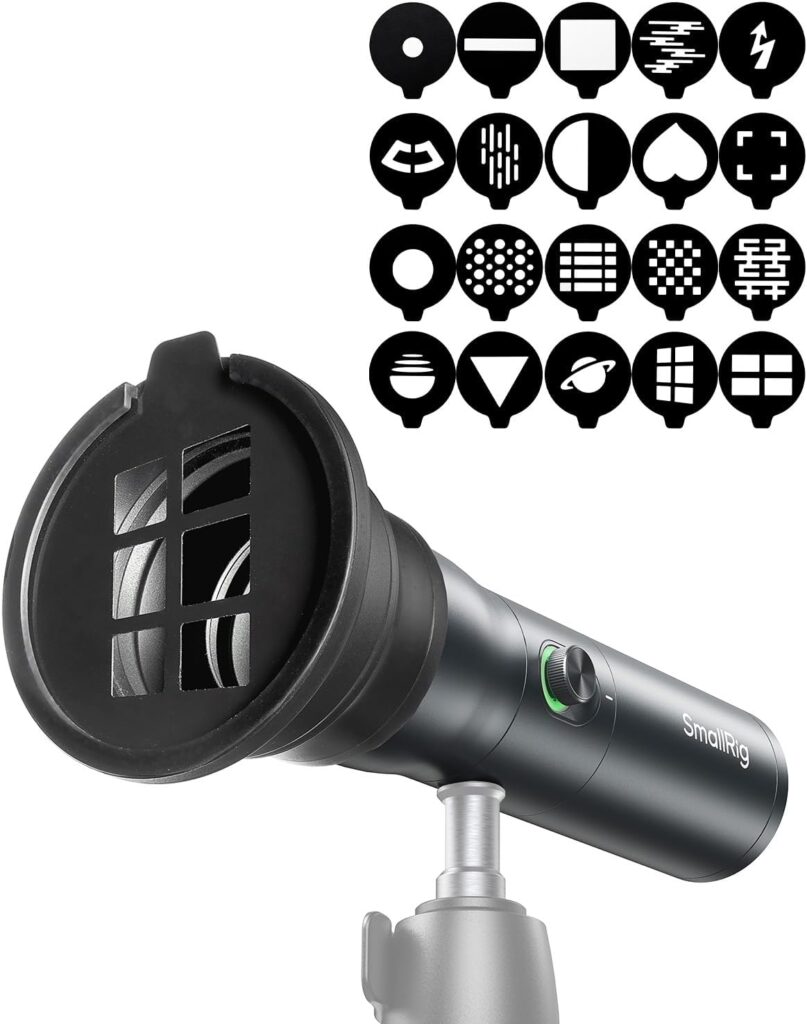 SMALLRIG Torcia Fotografica a LED RGB, 7500mAh, Perfetta per Foto, RF10C - 4634