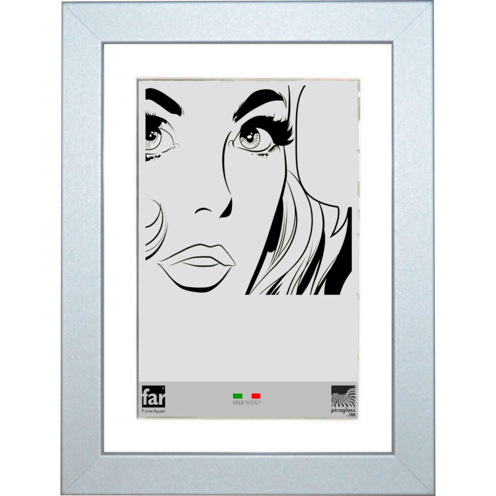 CORNICE + PASSEPARTOUT BOYD 18MM 20X30 GRIGIO CRILEX