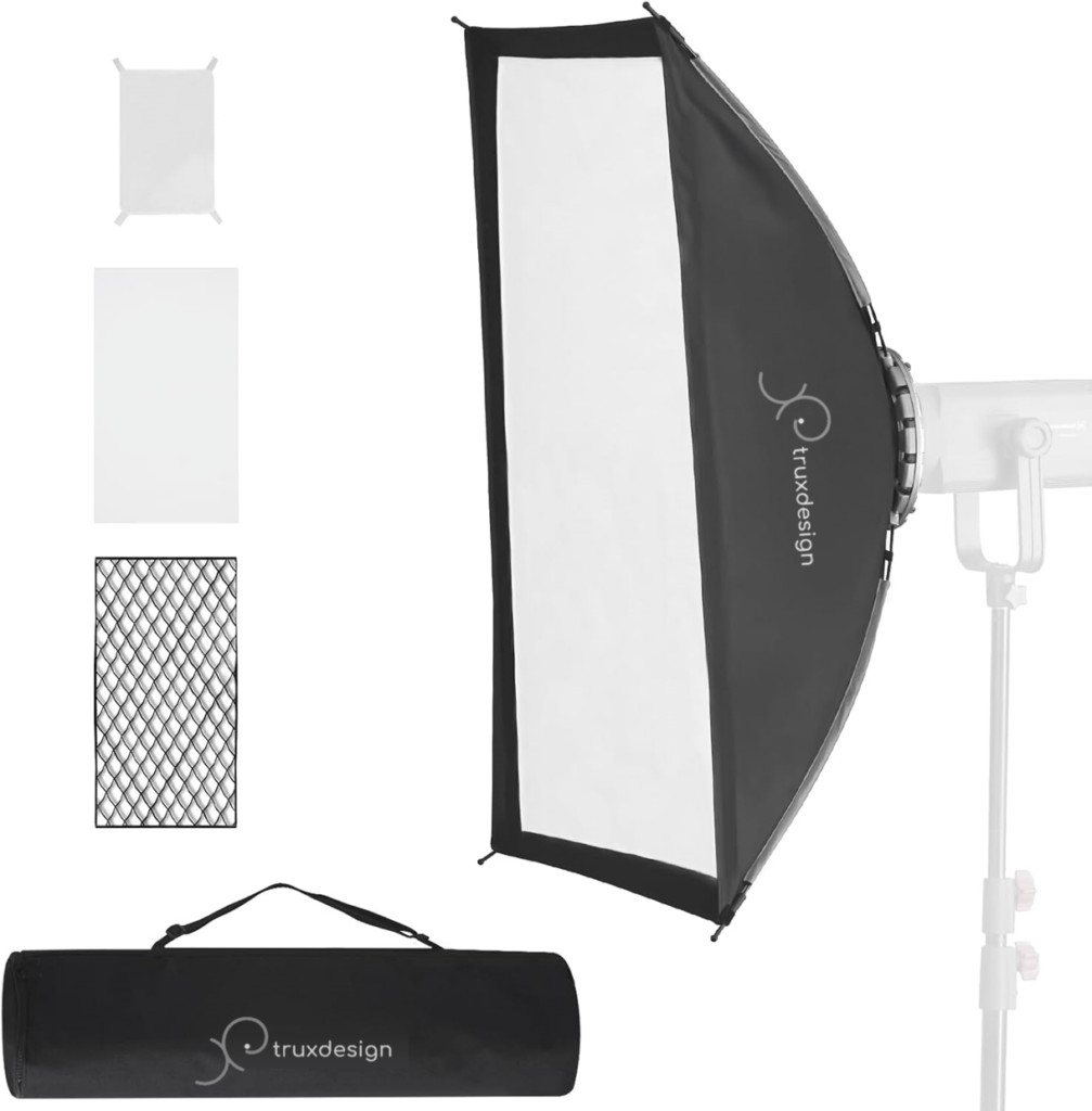 Trux Design Softbox 30x120cm griglia con apertura rapida e sacca
