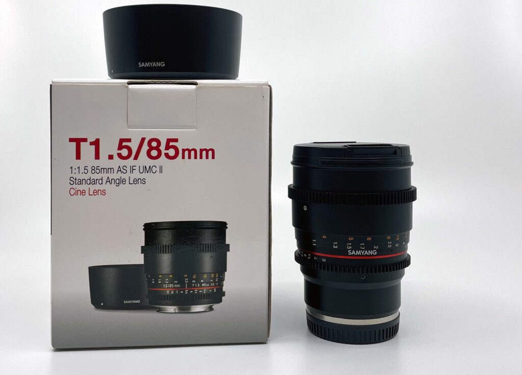 OBIETTIVO SAMYANG VIDEO 85 MM F/1.5 E-MOUNT AS IF UMC II