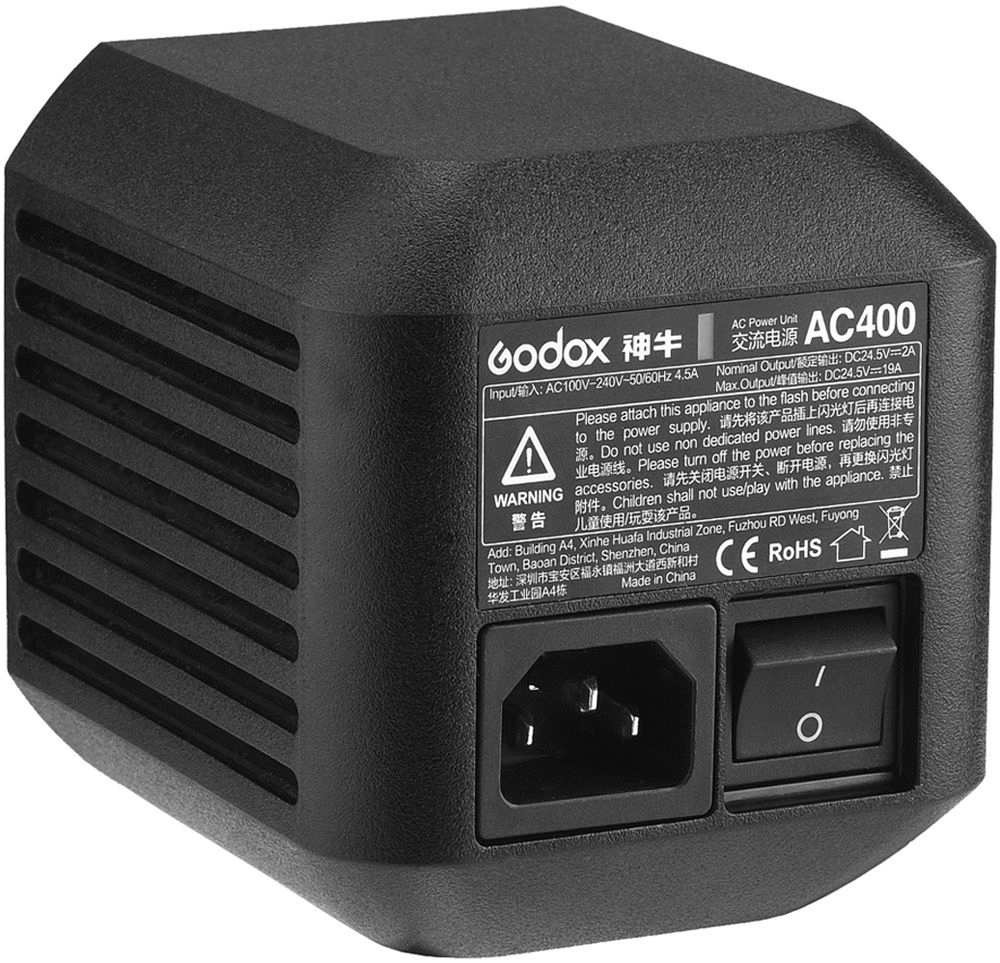 GODOX, AC400 ALIMENTATORE A RETE PER AD400PRO