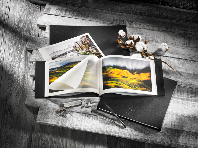 Hahnemuhle copertine per album di tessuto A3 orizzontale colore nero HHN10642002
