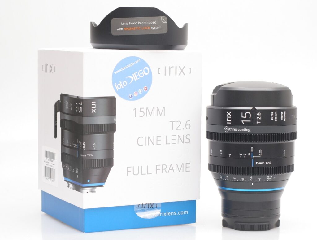 OBIETTIVO IRIX 15 MM T2.6 CINE. SONY E-MOUNT.