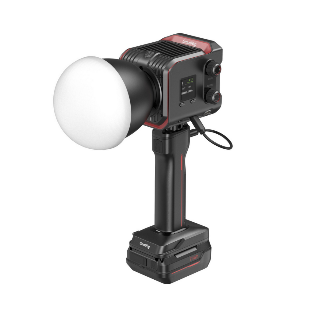 SmallRig Kit Luci Video LED COB RC 100B (con Battery Grip Handle) 4897