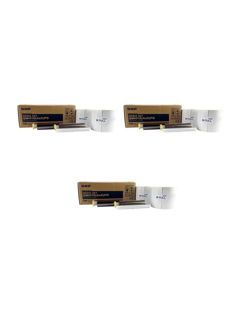 DNP MEDIA QW410 10X15 STANDARD 300 STAMPE 4X6 (3 CONFEZIONI)