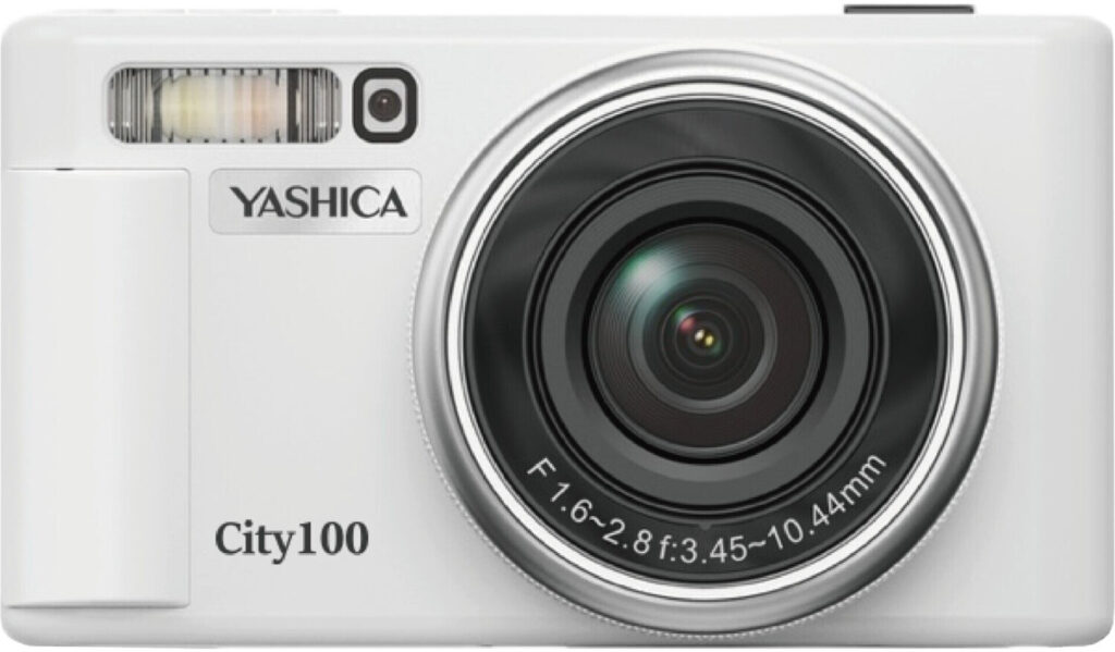 Fotocamera compatta Yashica city 100 white