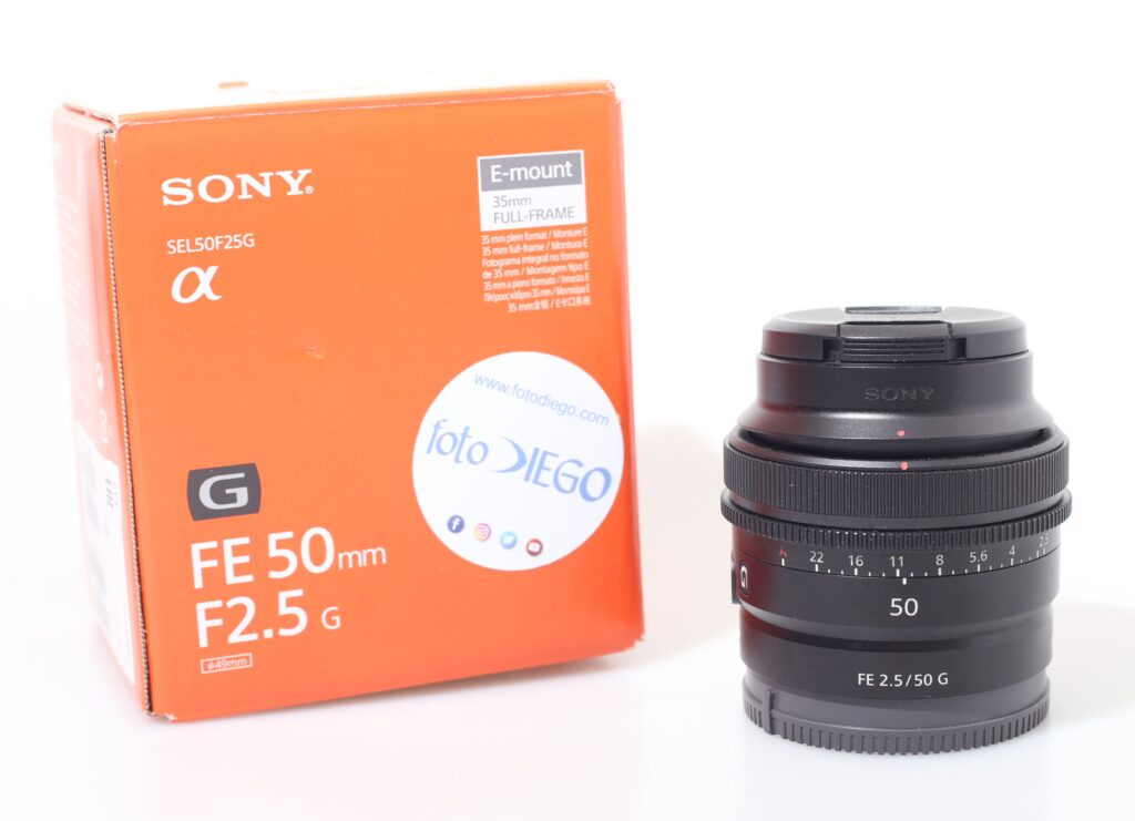 OBIETTIVO SONY FE 50 MM F/2.5G. E-MOUNT.