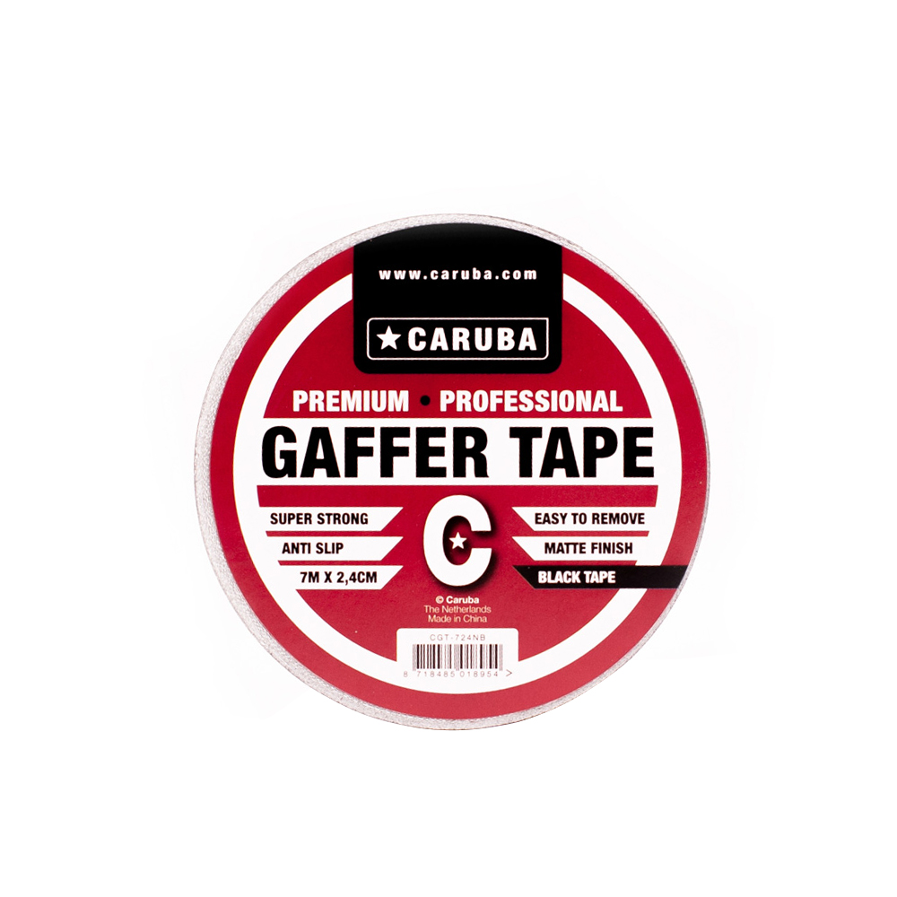 Caruba Gaffer Tape Nano Roll 7mtr x 2.4cm Black