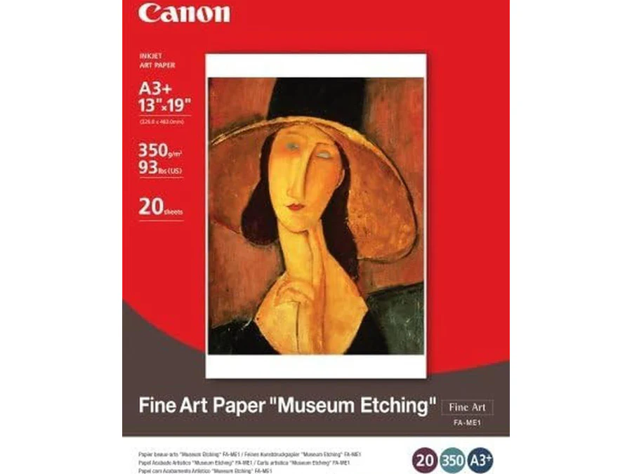 Canon carta A3+ 20 fogli 350G Fine Art museum FA-ME1