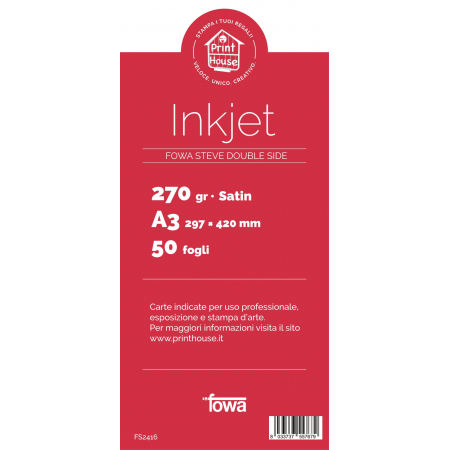 FOWA STEVE SATIN 270 GR 500 FOGLI A3