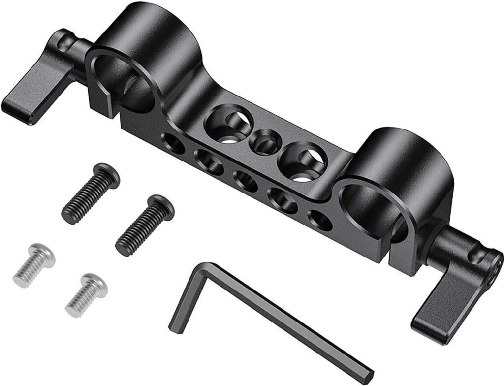 SMALLRIG Morsetto a Righe Blocco Ferroviario per 15mm Rotaia Sistema di Supporto DSLR Rig - 942