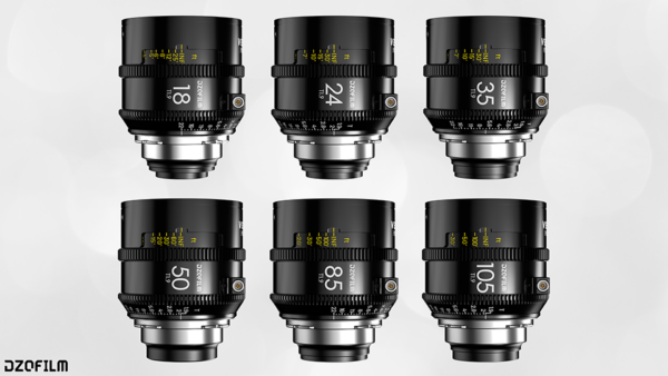 DZOFilm Vespid prime 2 Fullframe Cinema Lens 18/24/35/50/85/105 7