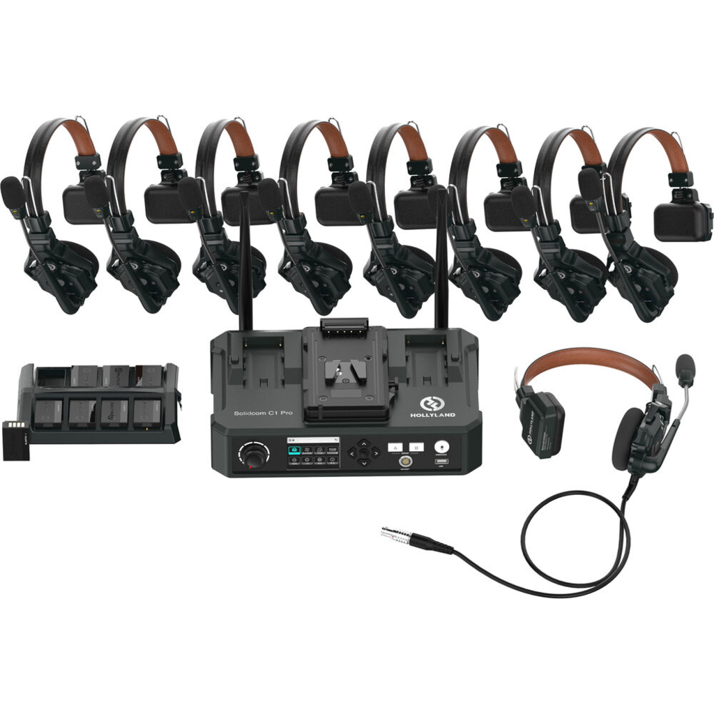 HOLLYLAND SOLIDCOM C1 PRO-8S CON HUB WIRELESS INTERCOM SYSTEM