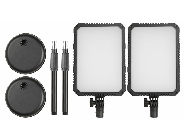Kaiser Kit Illuminatore "PL24 Vario" 2 luci da tavolo KSR5852