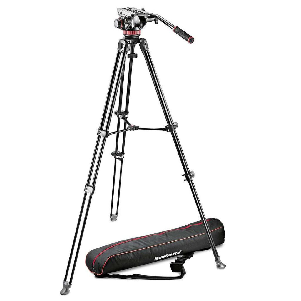 MANFROTTO MVK502AM-1 KIT VIDEO TREPP. TELESCOP. DOPPIO MVT502A