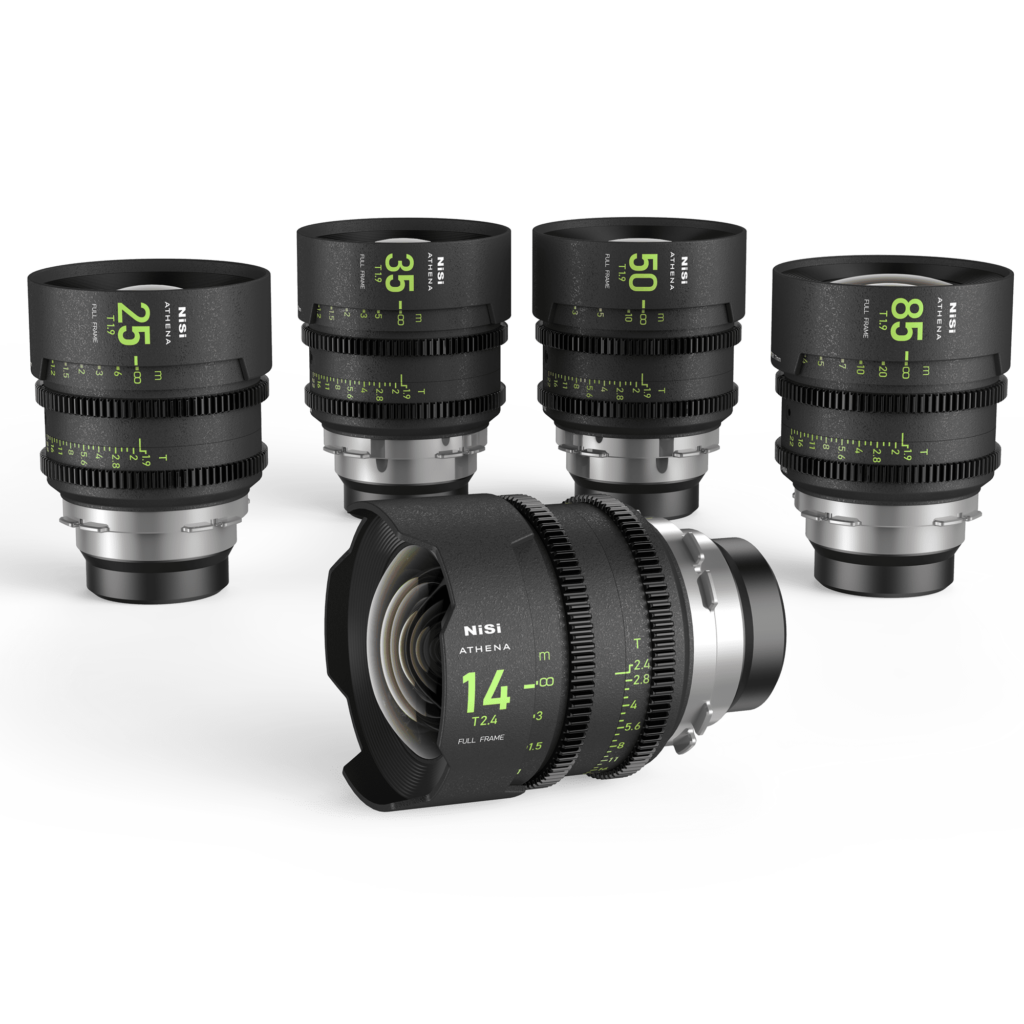 Nisi Athena Prime Kit 5 Obiettivi Cinema | PL Mount