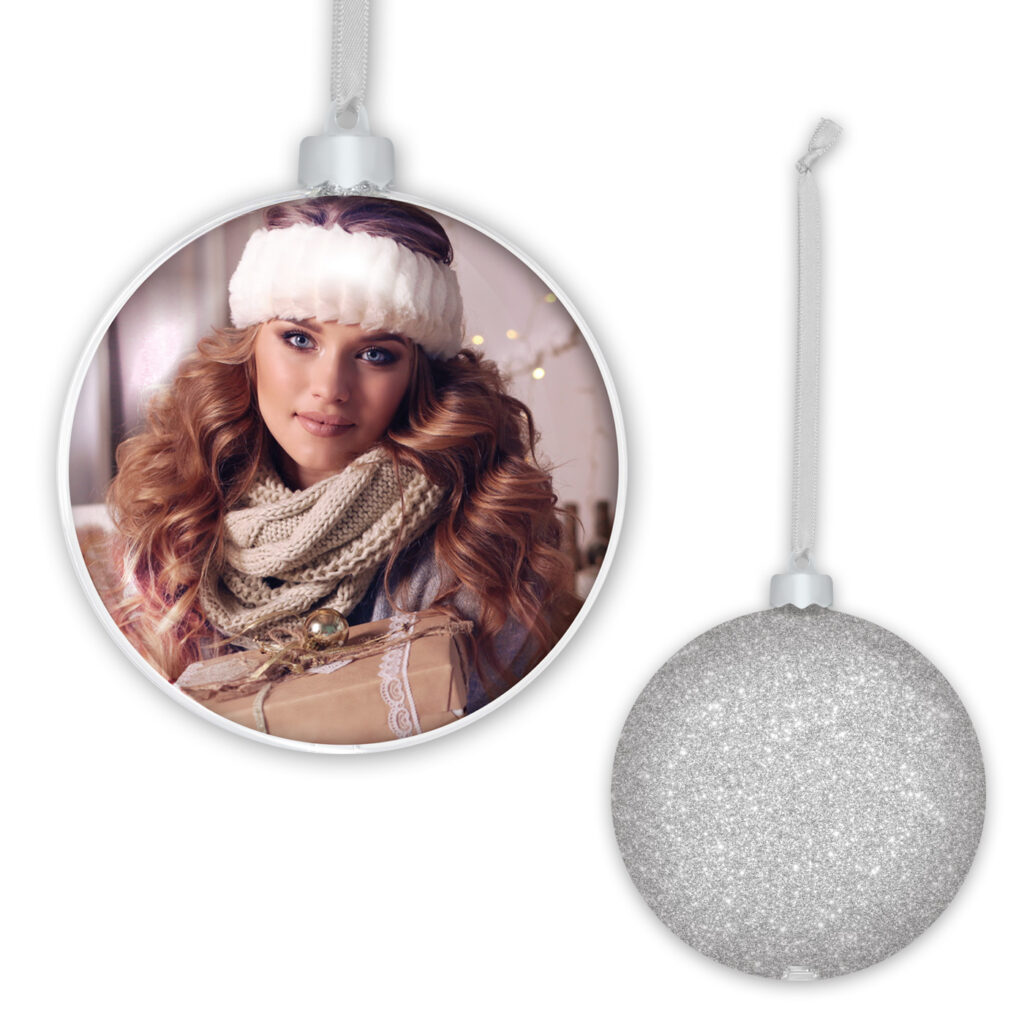 8,5X8,5 PHOTO CHRISTMAS SILVER CHRISTMAS NATALE