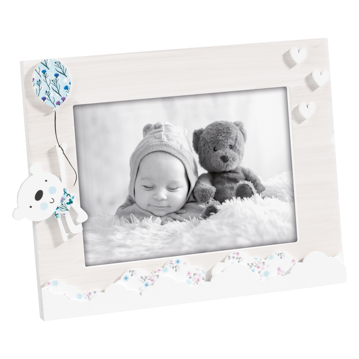 Mascagni Portafoto In Legno Celeste13X18 Cod.A1082-F