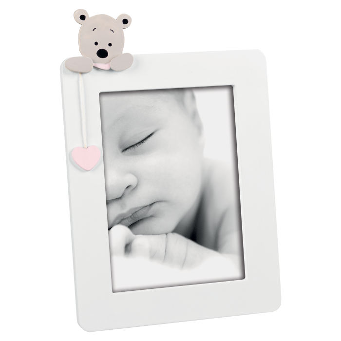 MascagniPortafoto In Mdf Laccato Rosa13X18 Cod.A1646-C