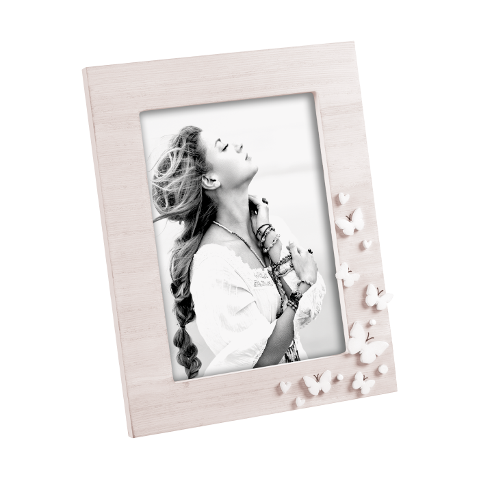 MascagniPortafoto Con Farfalle Rovere13X18 Cod.A2006-V