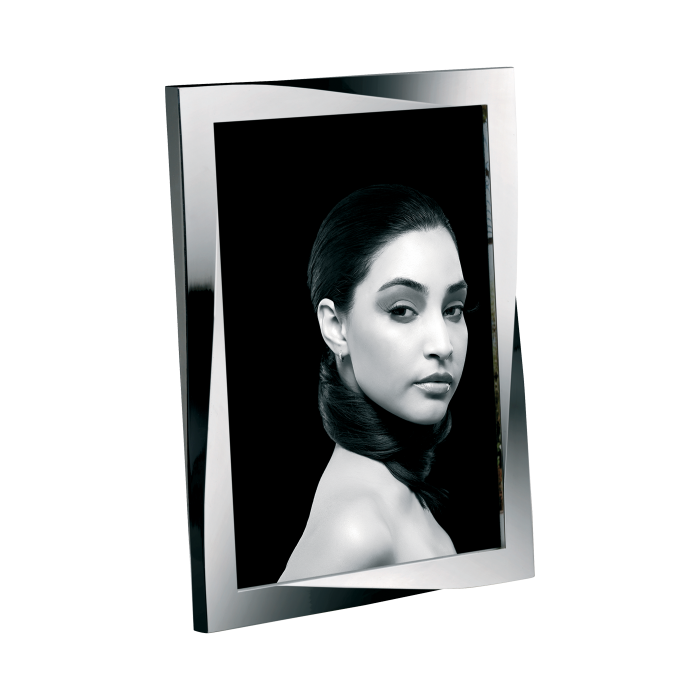 Mascagni Portafoto In Metallo Lucido Argento  CROMO20X25 Cod.M461-A