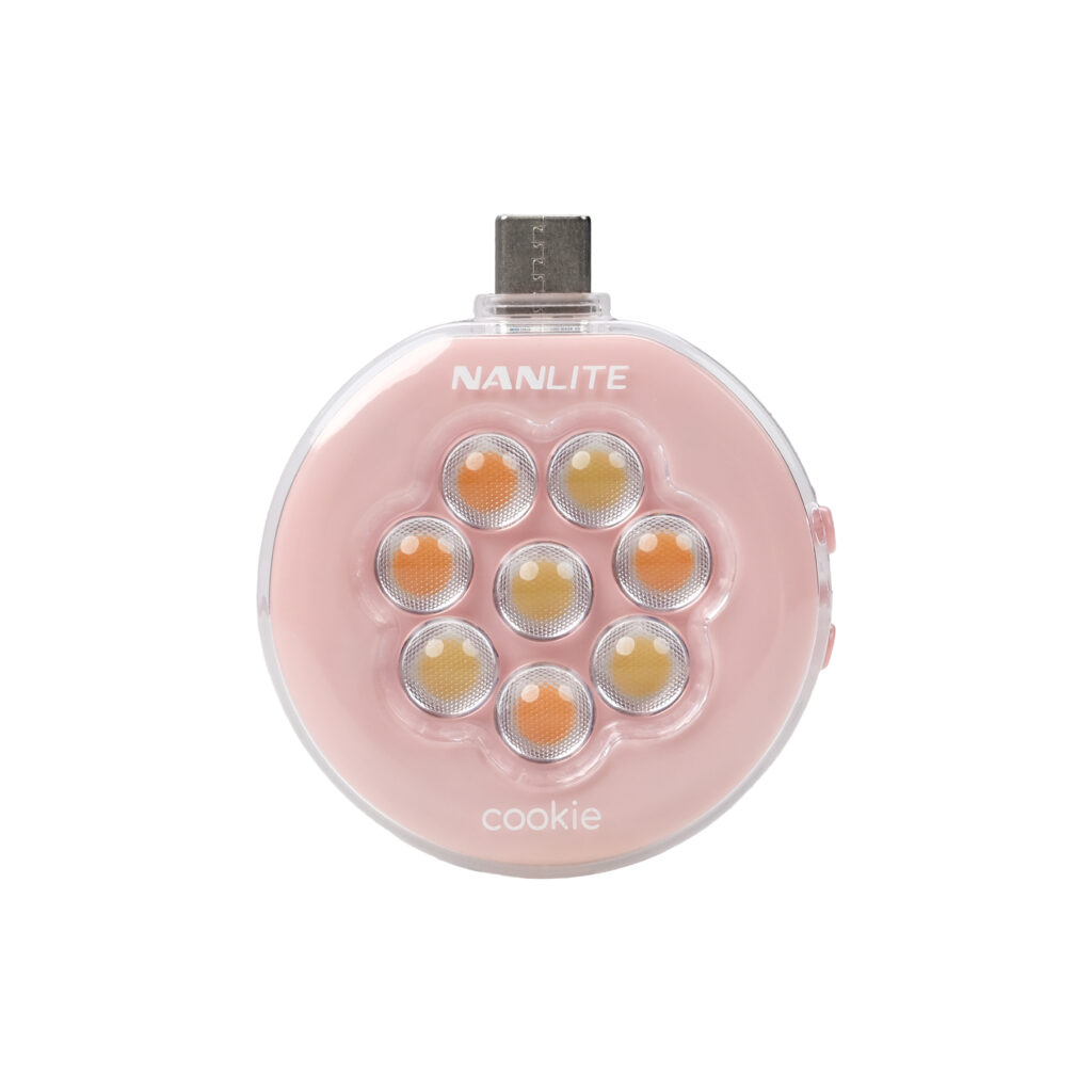 NANLITE COOKIE LED MINI LIGHT CORAL PINK