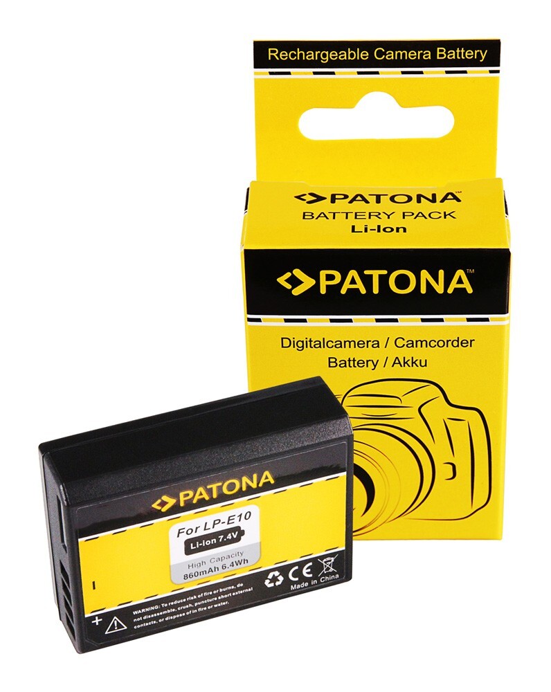 PATONA BATTERY CANON LP-E10 LPE10 EOS1100D EOS 1100D