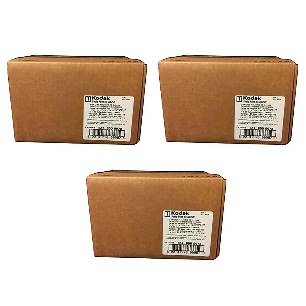 KODAK NEW PHOTO PRINT KIT 305/6R (3 confezioni)