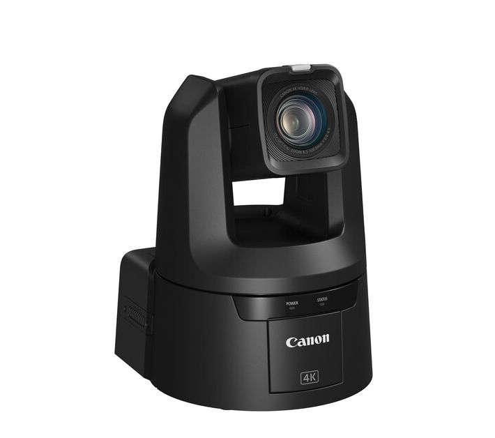 Canon CR-N500 Telecamera PTZ NDI 4K professionale con zoom 15x (nero satinato) con Auto TrackingLite