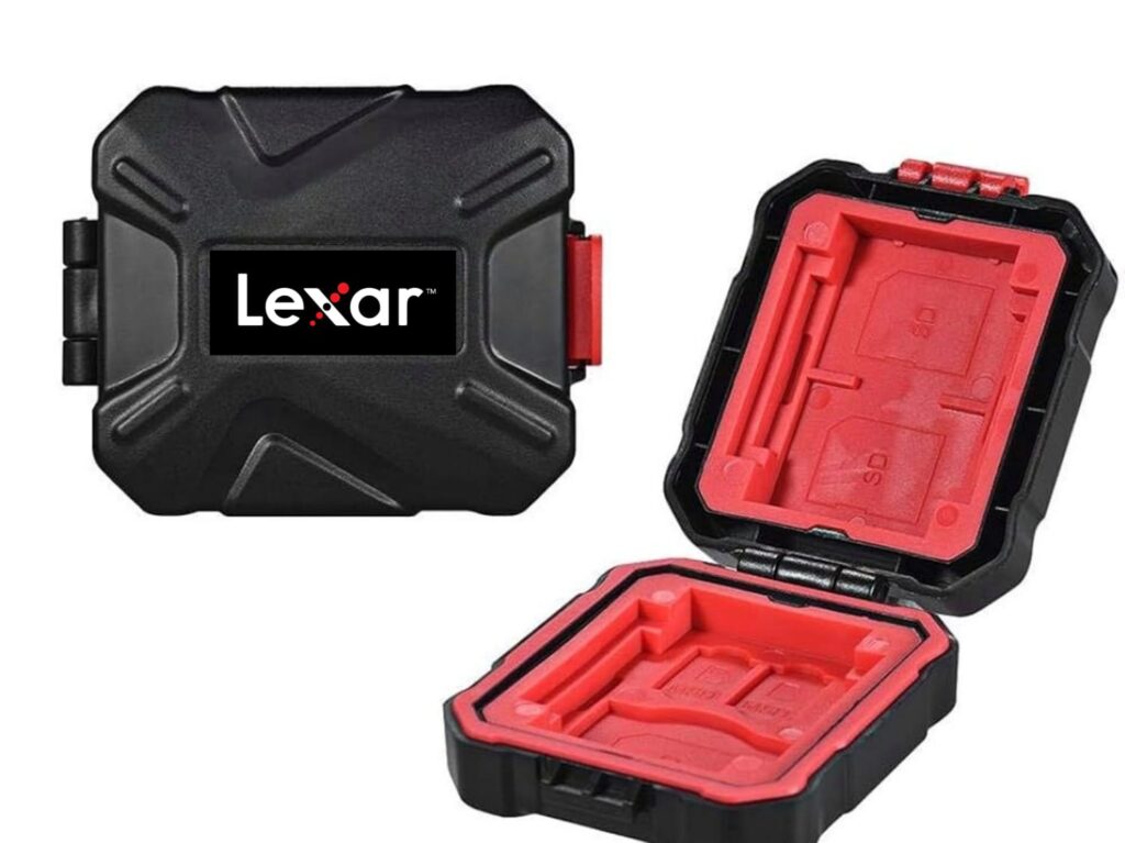 Lexar Card Storage Case Red