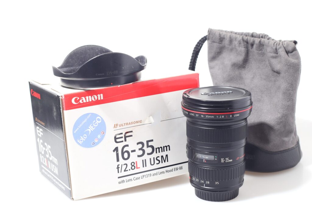 OBIETTIVO CANON EF 16-35 MM F/2.8 L II USM.