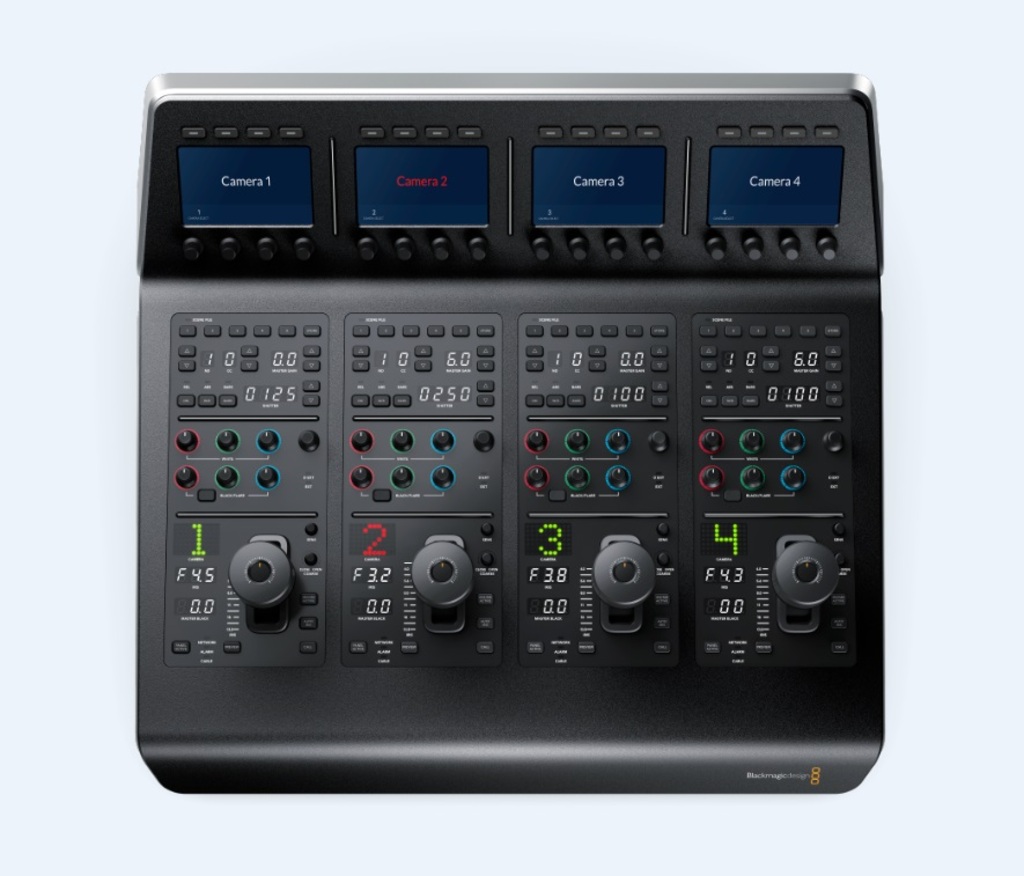 Blackmagic atem Camera control panel