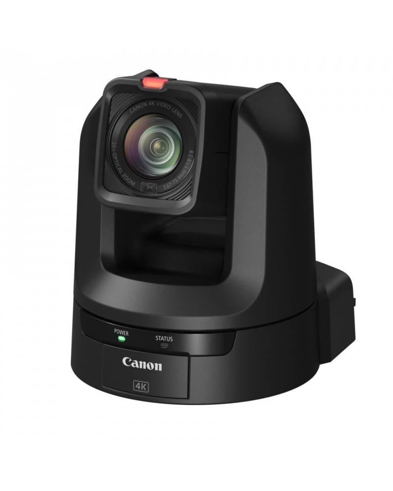 Telecamera Canon CR-N300 4K NDI PTZ con zoom 20x (nero satinato) con auto tracking lite