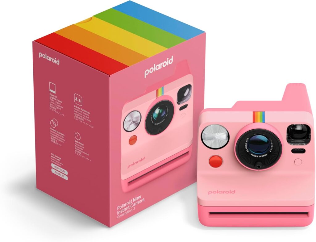 POLAROID ORIGINAL NOW GENERAZIONE 3 ROSA