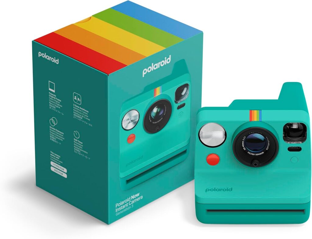 POLAROID ORIGINAL NOW GENERAZIONE 3 VERDE ACQUA