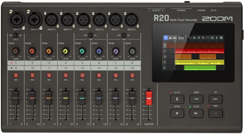 Zoom - R20 - Registratore da tavolo multitraccia