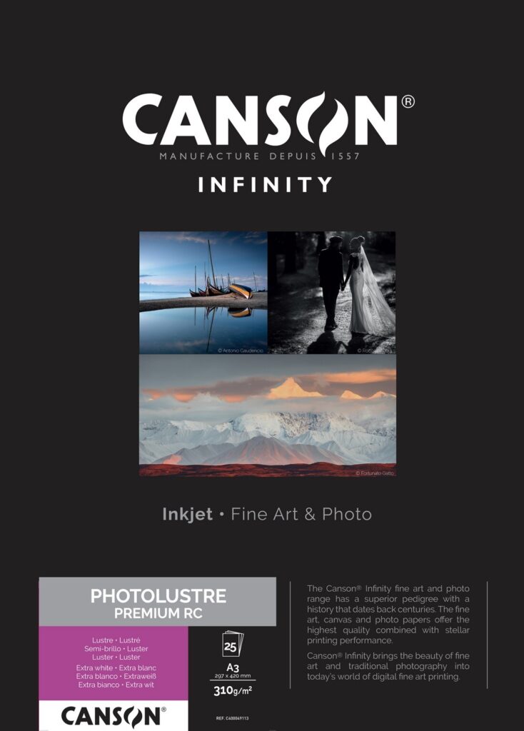 CANSON PHOTOLUSTRE PREMIUM RC A3 25F 310GR