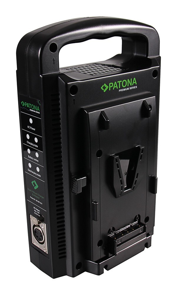 PATONA DUAL V-MOUNT CHARGER SONY BP-95W BP INCL. 4-PIN XLR CABLE